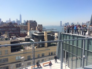 Panoramic Hudson views from the new Whitney